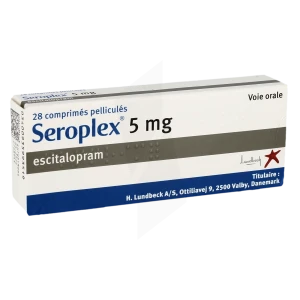 Seroplex 5 Mg, Comprimé Pelliculé