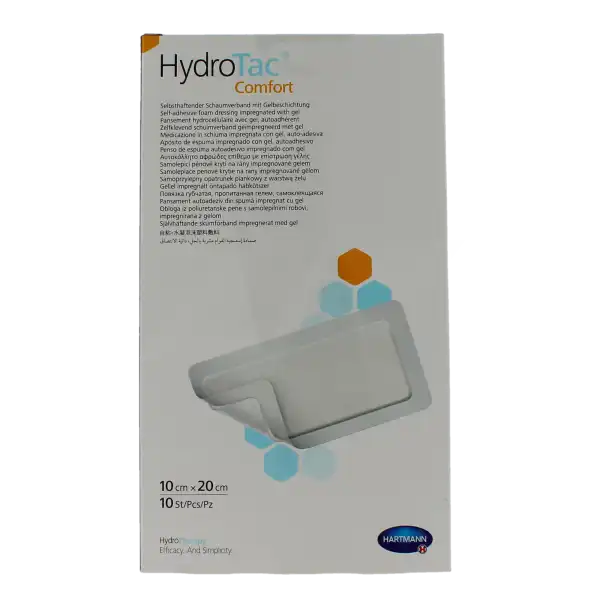 Hydrotac® Comfort Pansement Adhésif 10 X 20 Cm - Boîte De 10