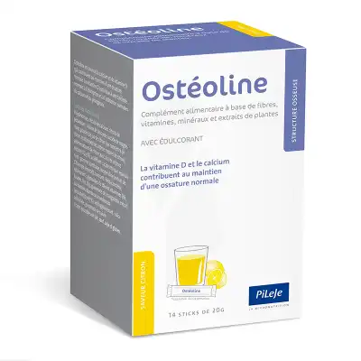 Pileje Osteoline Citron 14 Sticks à PINS-JUSTARET