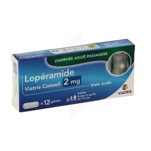Loperamide Mylan Pharma 2mg, Gélules