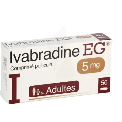 Ivabradine Eg 5 Mg, Comprimé Pelliculé à LIVRON-SUR-DROME