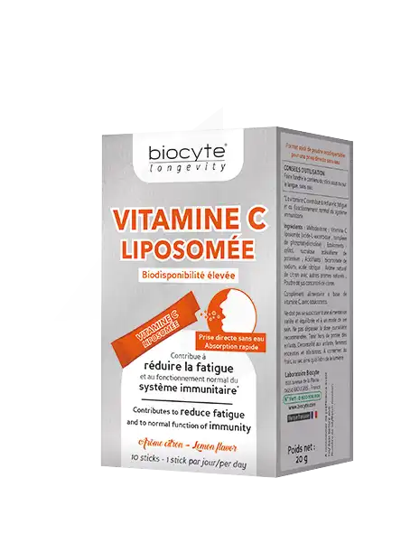 Biocyte Vitamine C Liposomée Poudre 10 Sticks