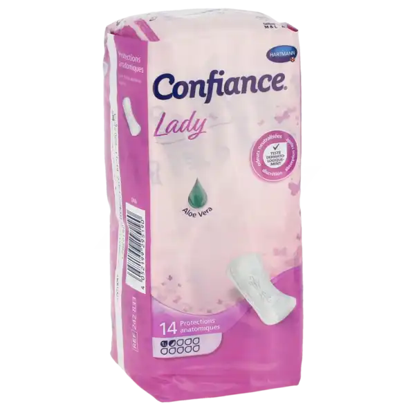 Confiance Lady Protection Anatomique Incontinence 1.5 Gouttes Sachet/14