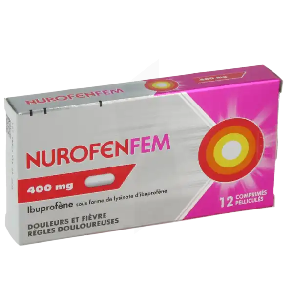 Nurofenfem 400 Mg, Comprimé Pelliculé