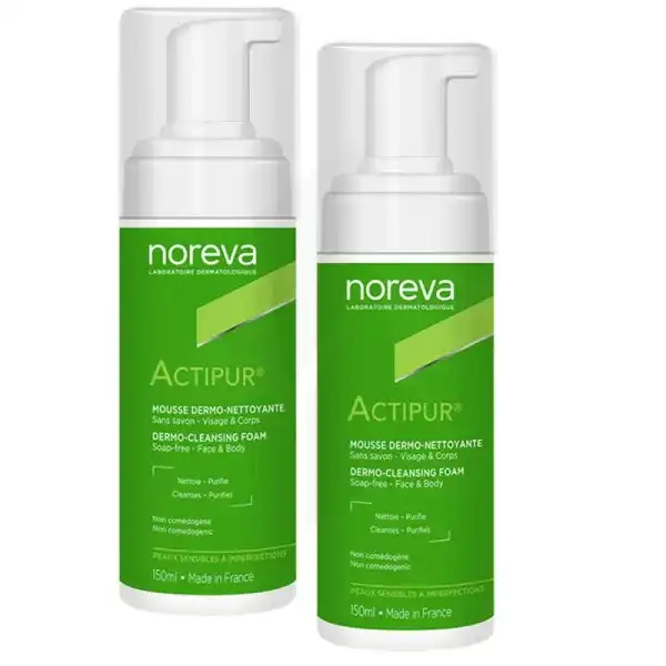 Noreva Actipur Mousse Dermo Nettoyante 2fl Pompe/125ml