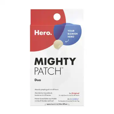 Mighty Patch Duo Hero Patch B/6jour+6nuit à Plaisir