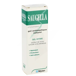 Saugella Antiseptique Gel Hydratant Lubrifiant Usage Intime T/30ml
