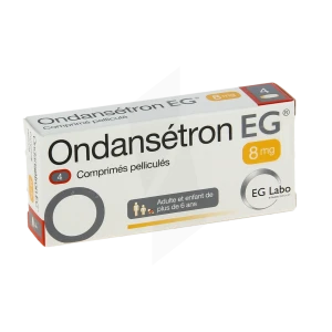 Ondansetron Eg 8 Mg, Comprimé Pelliculé