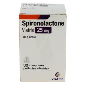 Spironolactone Viatris 25 Mg, Comprimé Pelliculé Sécable