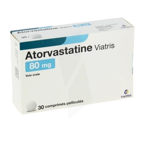 Atorvastatine Viatris 80 Mg, Comprimé Pelliculé