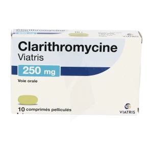 Clarithromycine Viatris 250 Mg, Comprimé Pelliculé
