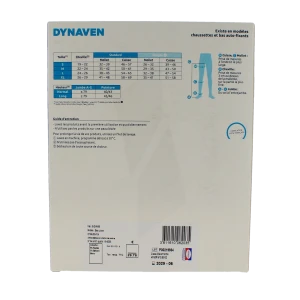 Sigvaris Dynaven Semi-opaque Fin Bas Auto-fixants Classe 2 Homme Noir Long Xl
