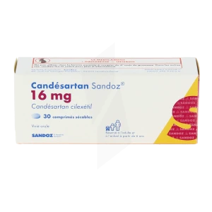 Candesartan Sandoz 16 Mg, Comprimé Sécable