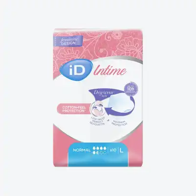 Id Intime Culottes Absorbantes Normal Taille L Sachet/10 à Agen