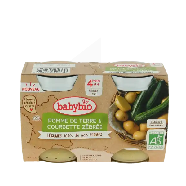 Babybio Alimentation Infantile Légumes De Notre Ferme 2pots/130g