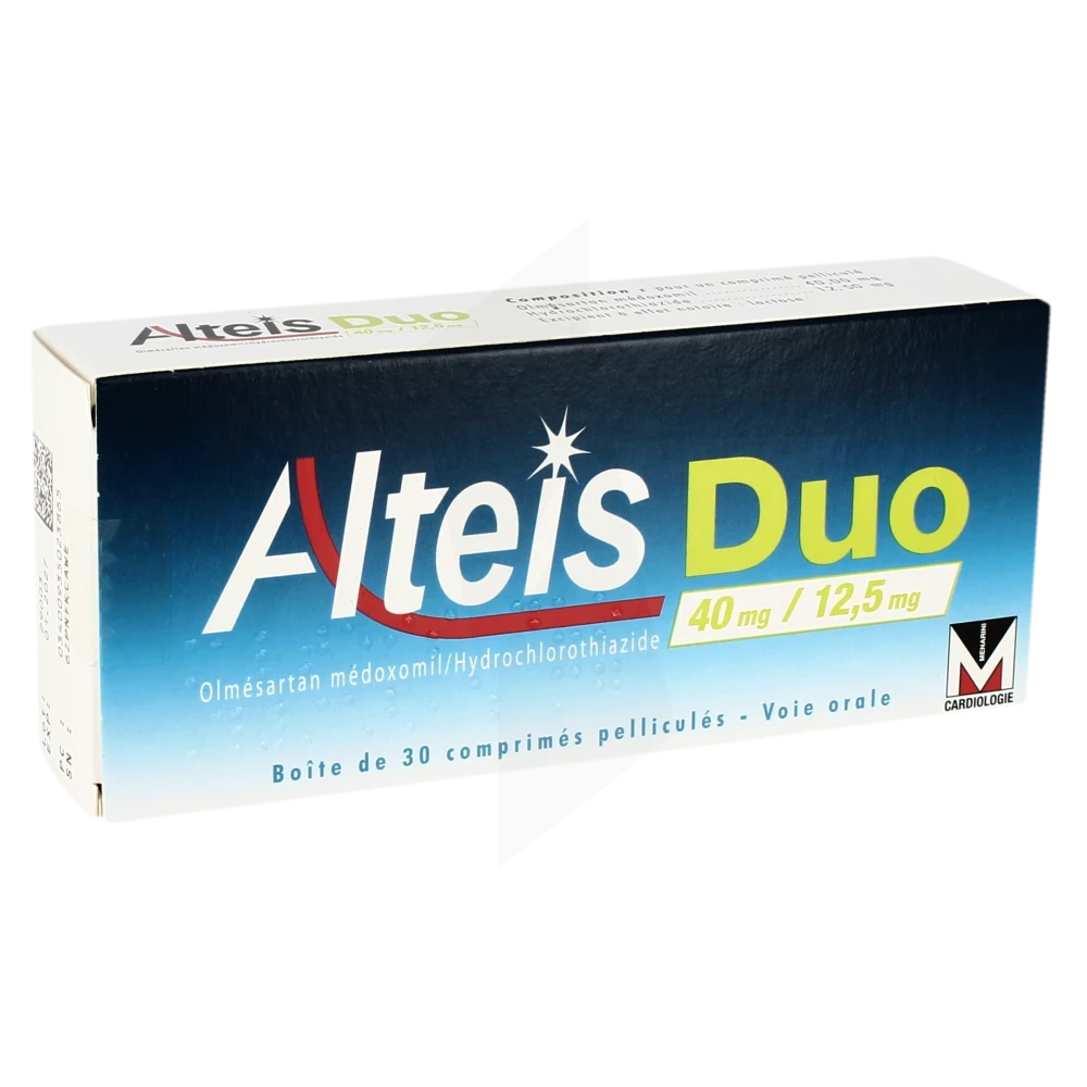 Alteisduo 40 Mg/12,5 Mg, Comprimé Pelliculé