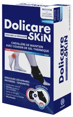Dolicare Skin Chevillère +coussin De Gel Thermique 9x39.5cm à Les Eglisottes et Chalaure