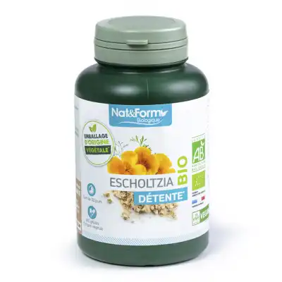 Nat&form Bio Escholtzia Bio 200 Gélules Végétales à Ecommoy