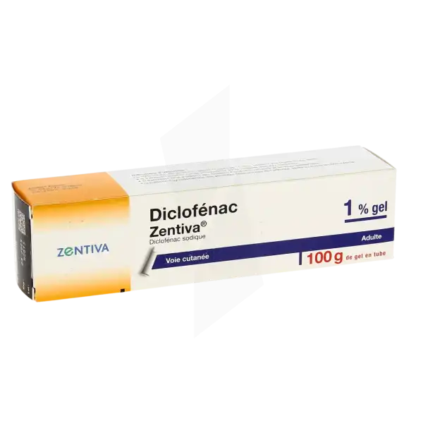 Diclofenac Zentiva 1 %, Gel