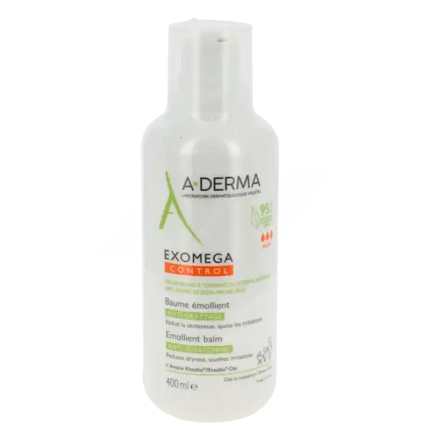 Aderma Exomega Control Baume Emollient Anti-grattage Fl Pompe/400ml