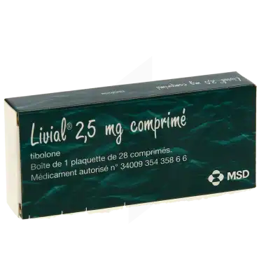 Livial 2,5 Mg, Comprimé à Agen