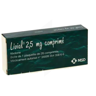 Livial 2,5 Mg, Comprimé à CHAMPAGNOLE