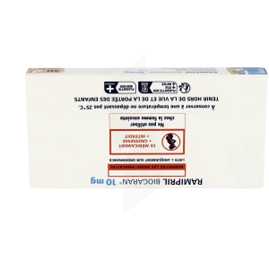 Ramipril Biogaran 10 Mg, Comprimé Sécable