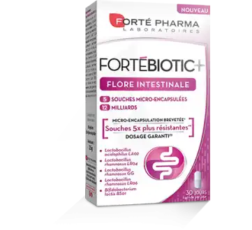Fortebiotic+ Flore Intestinale Gélules B/30 à Cestas
