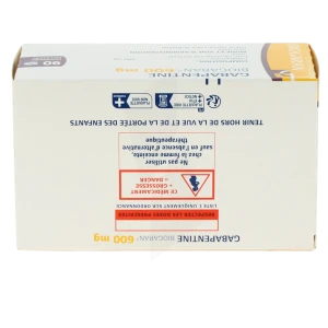 Gabapentine Biogaran 600 Mg, Comprimé Pelliculé
