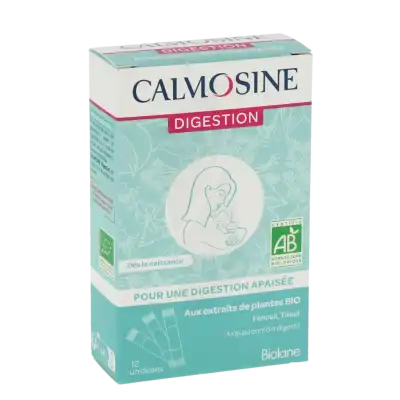 Calmosine Digestion Bio Solution Buvable Apaisante Extraits Naturels De Plantes 12 Dosettes/5ml à Bernay