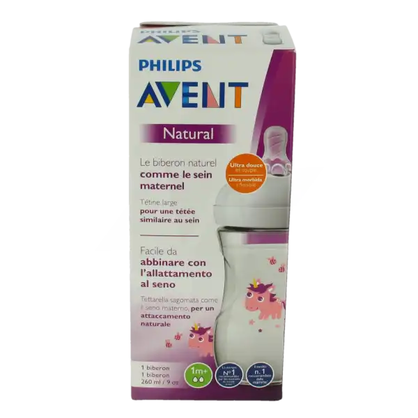 Avent Natural 2.0 Biberon Unicorn 260ml