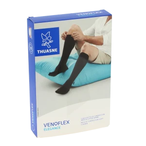 Venoflex Elegance 3 Chaussette Homme Noir Taille 3n