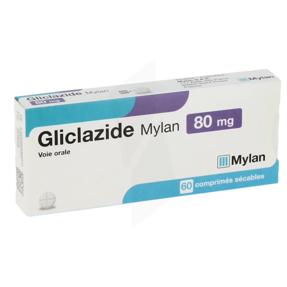Gliclazide Viatris 80 Mg, Comprimé Sécable