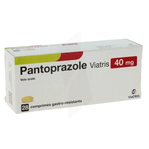 Pantoprazole Viatris 40 Mg, Comprimé Gastro-résistant
