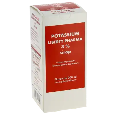 Potassium Liberty Pharma 3 % Sirop Fl/200ml à LIEUSAINT