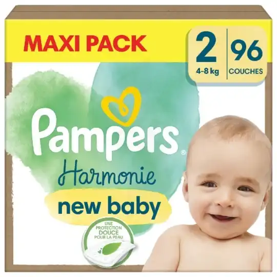 Pampers Harmonie Couche T2 Maxipack/96