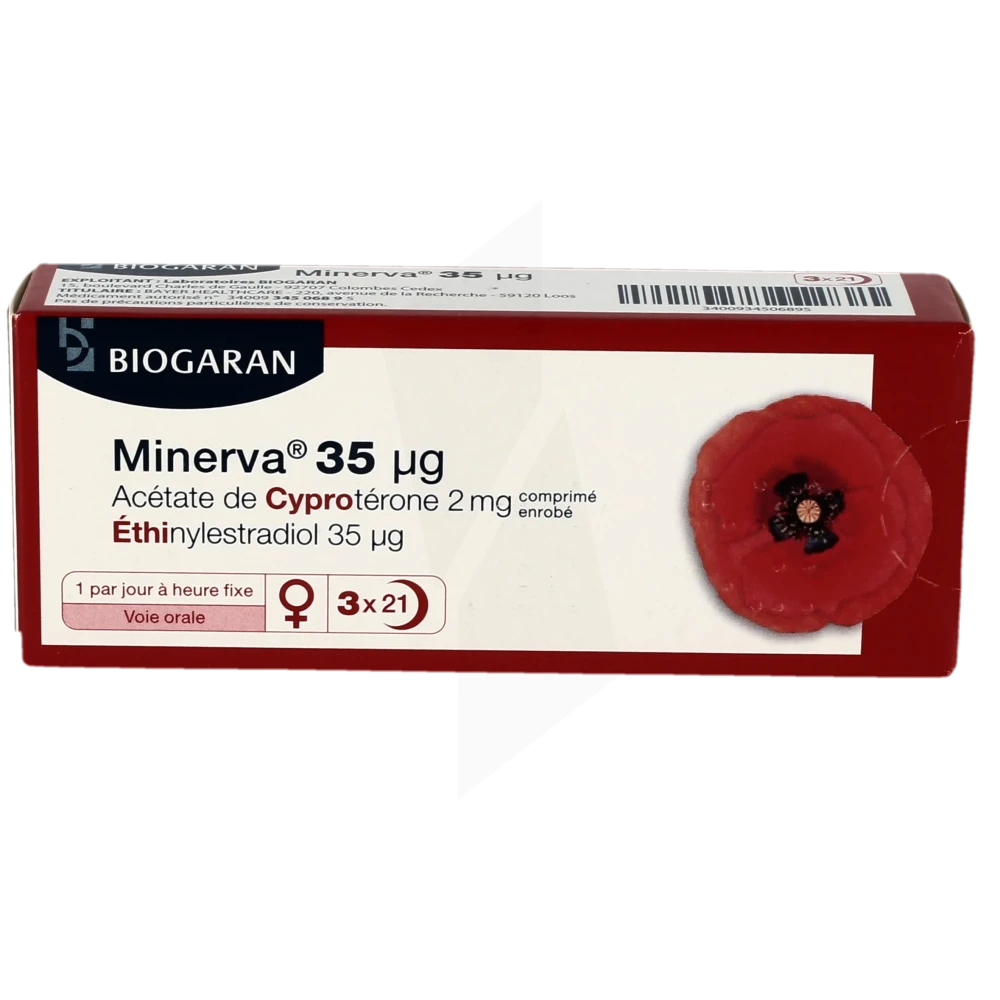Pharmacie de Noroy - Médicament Minerva 35 Microgrammes, Comprimé ...