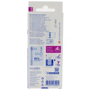 Curaprox Perio Start 406 - 5 Brossettes Interdentaires Avec Manche
