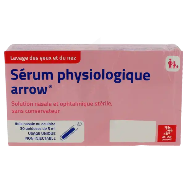 Sérum Physiologique Arrow Solution 30 Unidoses/5ml