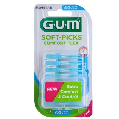Gum Soft Picks Comfort Flex Pointe Small Interdentaire Mint B/40 à ESSEY LES NANCY