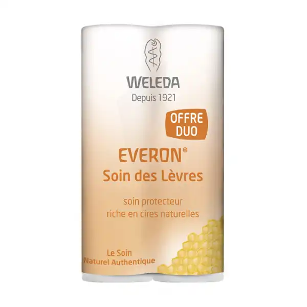 Weleda Duo Soin Des Lèvres Everon® 2 Sticks/4,8g