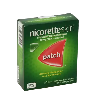 Nicoretteskin 10 Mg/16 Heures, Dispositif Transdermique à Cholet