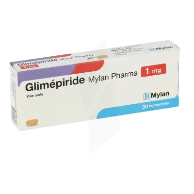 Glimepiride Viatris 1 Mg, Comprimé à CHAMPAGNOLE