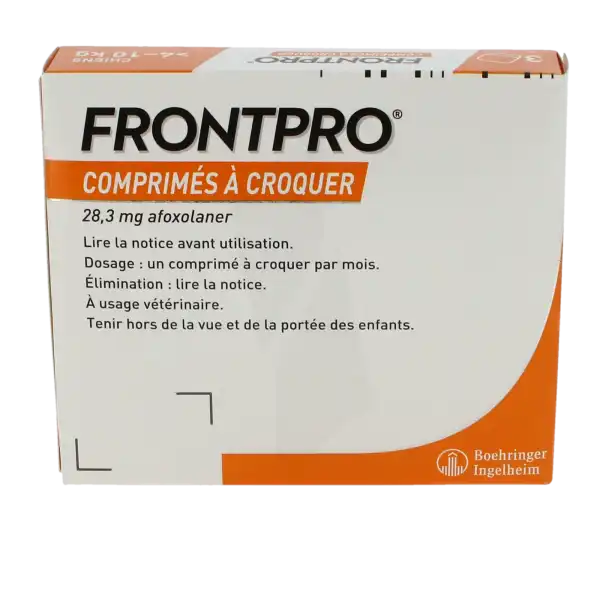 Frontpro 28 Mg Comprimes A Croquer Pour Chiens > 4 - 10 Kg, Comprimé à Croquer