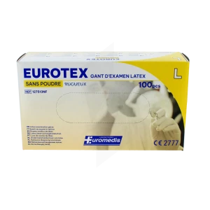 Eurotex 240mm Gant Non Poudré T8/9 B/100