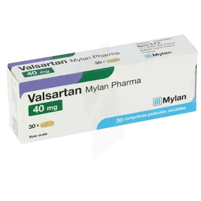 Valsartan Viatris 40 Mg, Comprimé Pelliculé Sécable à CHENÔVE