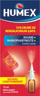 HUMEX FOURNIER 0,04 POUR CENT, solution pour pulvérisation nasale
