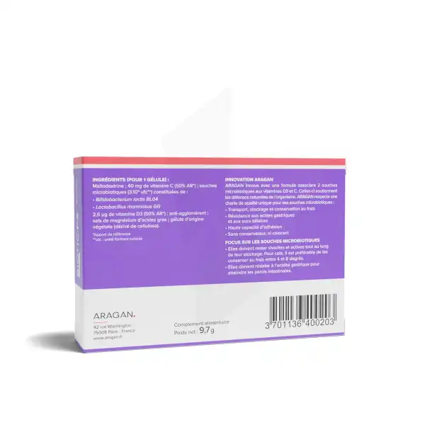 Aragan Pure Protect Biotic P2 Défenses Gélules B/30
