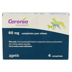 Cerenia 60 Mg Comprimes Pour Chiens, Comprimé