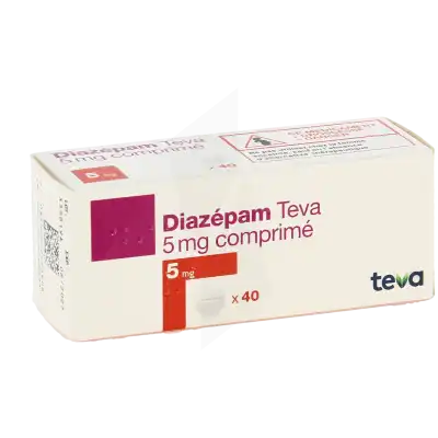 Diazepam Teva 5 Mg, Comprimé à Lherm